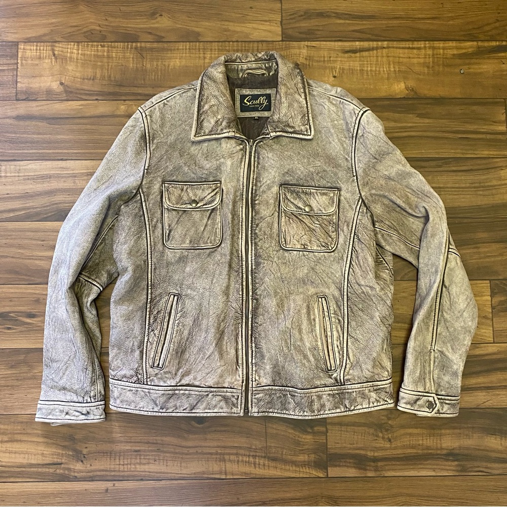 Scully Leather Jacket Sz XL Men’s